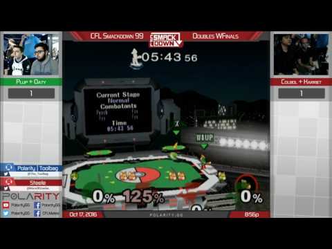 CFL Smackdown 99 Melee - Plup + Oaty vs Colbol + Harriet - Doubles Winners Finals