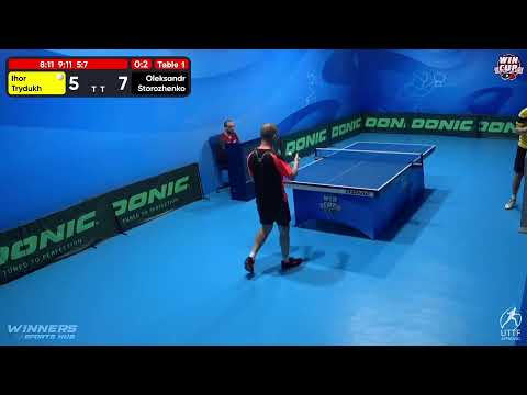 13:00 Ihor Trydukh 0-3 Oleksandr Storozhenko West 1 WIN CUP 08.10.2022 | TABLE TENNIS WINCUP