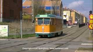 preview picture of video 'Norrköping Tramways, part 31, Hagagatan - Hagaskolan'