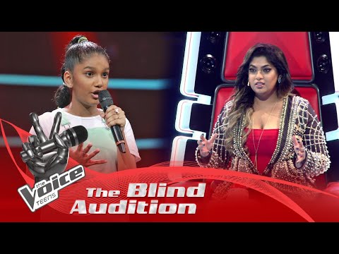 Dhanuki Yasurika | This Is Me | Blind Auditions | The Voice Teens Sri Lanka