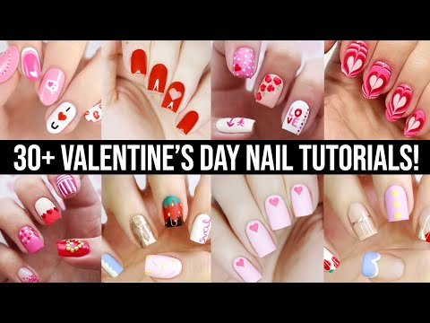 Cute Nail Art 2020 | Fun & Easy Valentine's Day Nail...