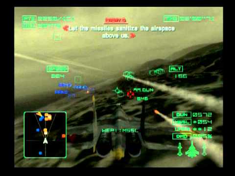 Ace Combat 04: Shattered Skies | Mission 9 - Operation Bunker Shot | Su-37