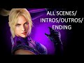 Tekken 6 All NINA Scenes Intros Outros Ending