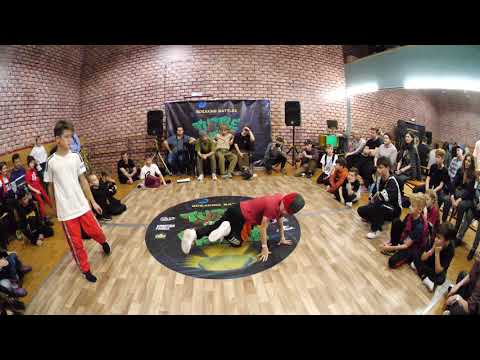 bboy Сын Марса vs bboy Jupiter - брейкданс чемпионат TurtleFreeze Battle