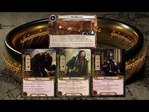 The Siege of Cair Andros Game WIN Eagles Deck LOTR LCG Progression Series Solo