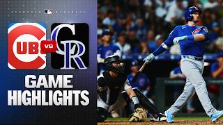 Cubs vs. Rockies Game Highlights (6/10/26) | MLB Highlights