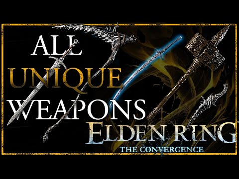 The Convergence Mod Alpha 1.4 Update - All Weapons Showcase [Elden Ring]