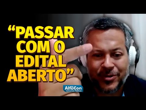 COMO PASSAR COM O EDITAL ABERTO - #cortespodcast Evandro Guedes