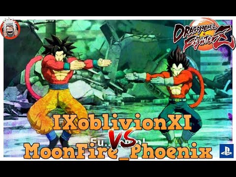 DBFZ IXoblivionXI vs MoonFire_Phoenix - (GogetaSS4, GokuUI, Bardok) vs (GogetaSS4, Hit, Yamcha)