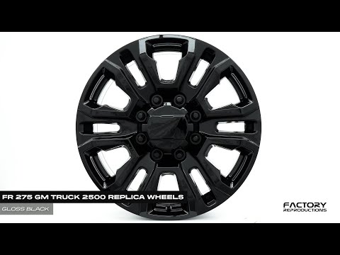 FR 275 – GM TRUCK 2500 REPLICA WHEELS | Gloss Black