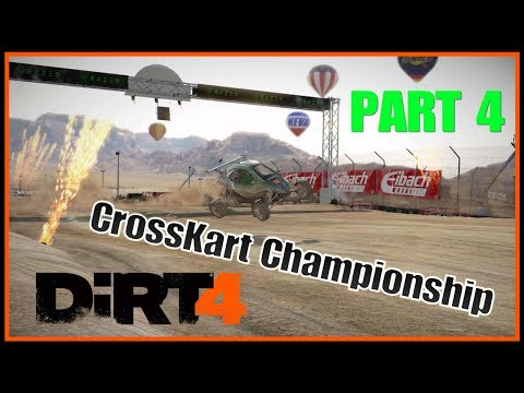 Dirt 4 gameplay Part 4 | CrossKarts are Beasts! (Full Game) PS4 PRO #Dirt4