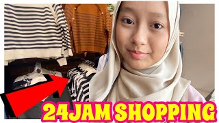 24 JAM SHOPPING RAYA 2025 &amp; BACK TO SCHOOL HAUL 😂😂😂 ft:  LUMOS FLOAT 360° Projector