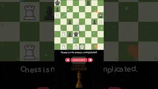 Simple Idea. Big Result. ♟️🔥 | Chess Winner #chess #shorts #checkmate #brilliant