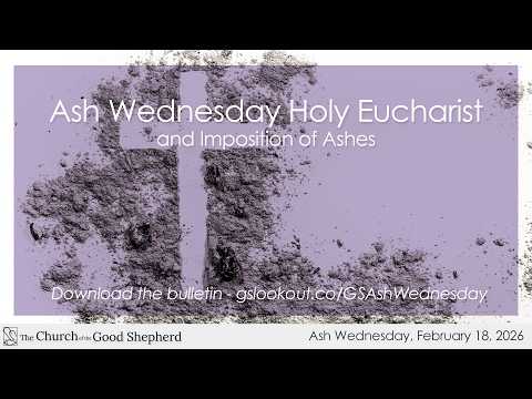 Sermon – Ash Wednesday, February 18, 2026