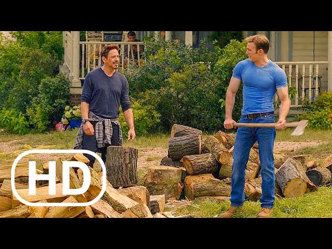 Tony Stark e Steve Rogers Cortando Lenha | Vingadores: Era de Ultron (2015) | Clipe do Filme HD