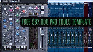 I TURNED MY LAPTOP INTO $87,000 STUDIO / PRO TOOLS TEMPLATE #protools @BrainworxAudio #waves