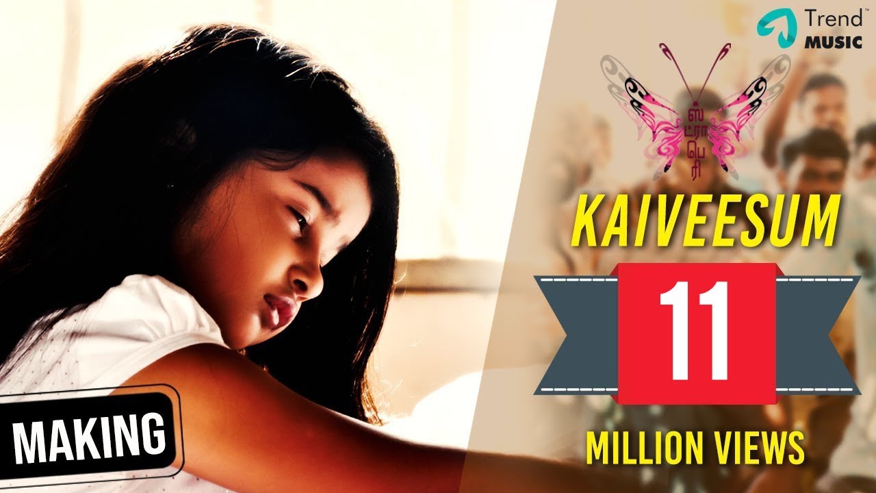 Kaiveesum Lyrics  | Strawberry | Pa. Vijay | Uthara Unnikrishnan | Tajnoor