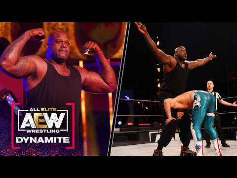 AEW Gets the SHAQ ATTACK! 🏀 Shaquille O’Neal Wrestles on Dynamite (2021)