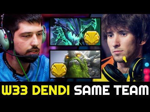 when W33 & DENDI in Same Team — Fast Game Totally Outplayed 7.27 Dota 2