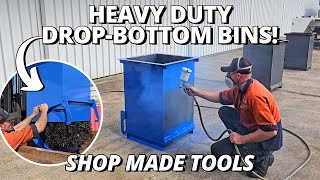 DIY Heavy Duty Drop-Bottom Bins for the Workshop! | Shop Made Tools