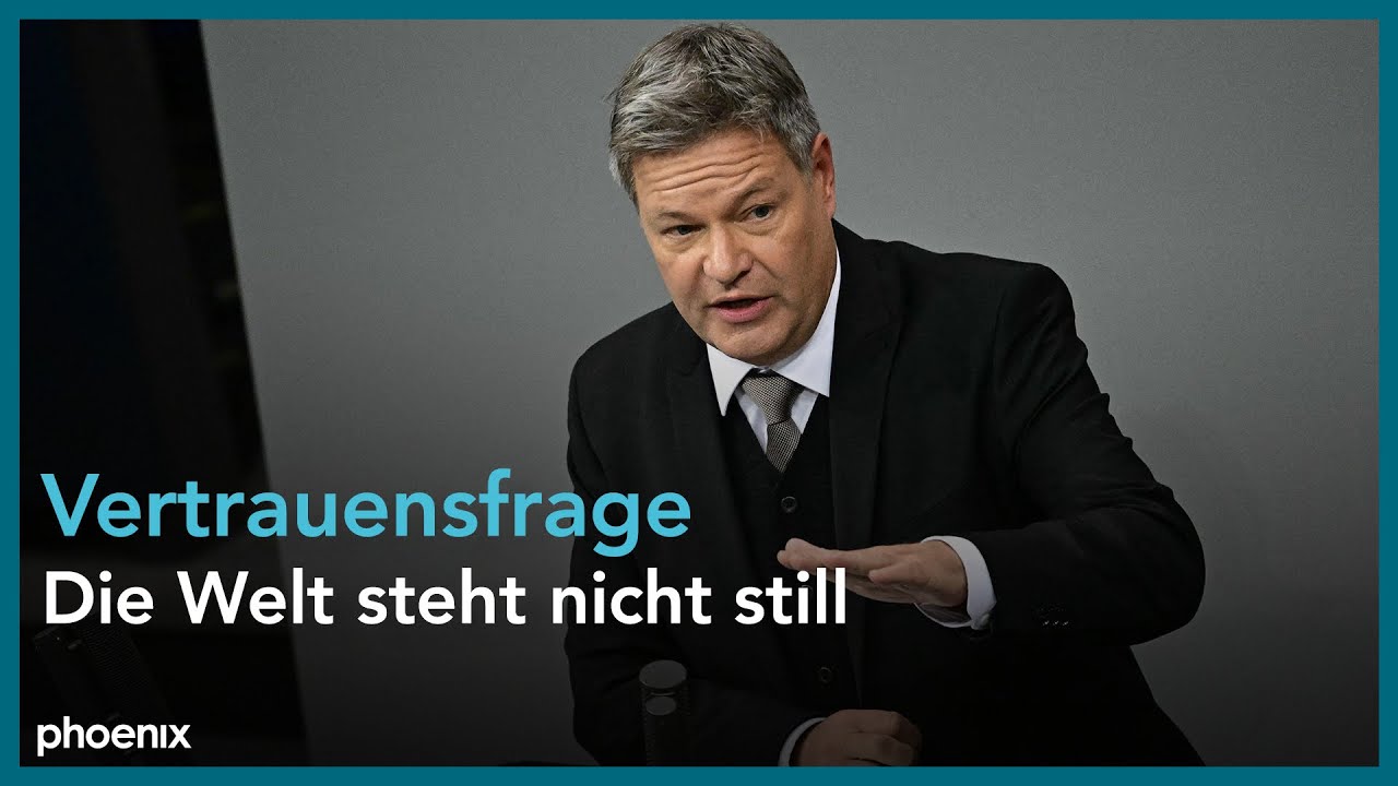 Rede von Robert Habeck zur Vertrauensfrage von Olaf Scholz am 16.12.24