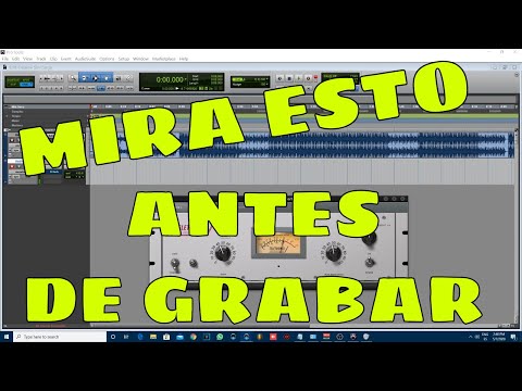 Primeros Pasos Basicos Como GRABAR En Protools para Principiante