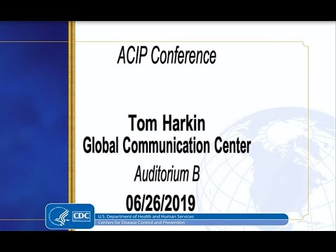 June 2019 ACIP Meeting - Welcome & Introductions; HPV