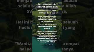 Download lagu syarat menjadi istri Solehah dalam Islam #shorts mp3 Download lagu syarat menjadi istri Solehah dalam Islam #shorts mp3