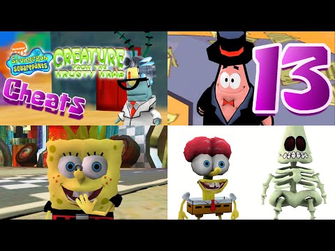 SpongeBob Creature from the Krusty Krab - Part 13 | All Cheats and their Showcase [4K]