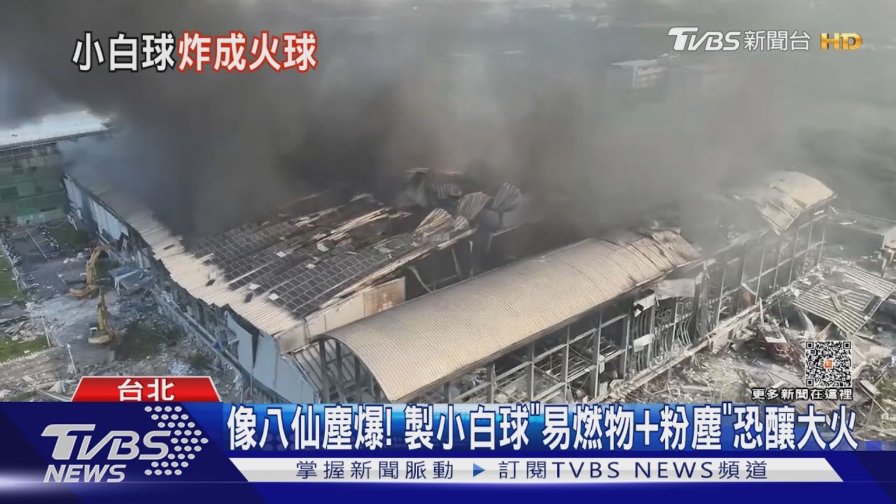 像八仙塵爆! 製小白球「易燃物加粉塵」恐釀大火