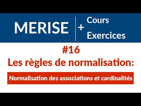 1 Définition MERISE MERISE Cours et exercices corrigés