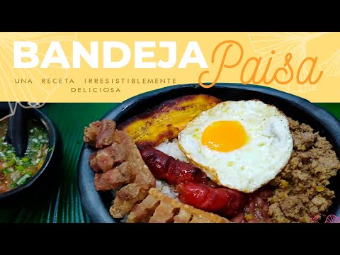 bandeja paisa comida colombiana*al estilo de #CreandoconVicky #vickyrecetafacil