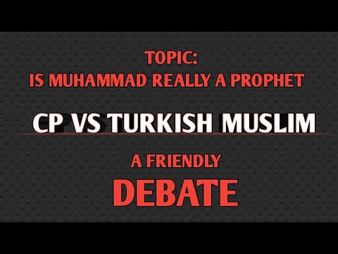 Christian prince vs Turkish muslim decent Debate. Topic: Muhammad the real prophet.(Education).