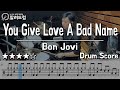 You Give Love A Bad Name Bon Jovi 본조비 Drum Cover