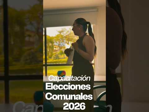 Capacitación elecciones comunales 2026