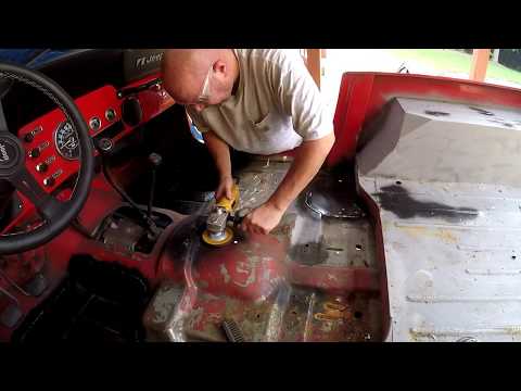 Jeep CJ7 Update 9 - Welding in New Floor Panels Part 2