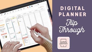 Digital planner for iPad using GoodNotes app