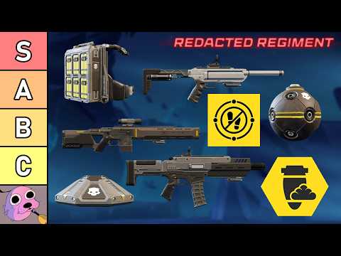 Best & Worst Items in Redacted Regiment Warbond Ranked in Helldivers 2 Tier List