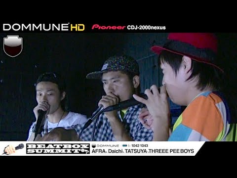 Daichi×AFRA×TATSUYA Beatbox Session in Dommune