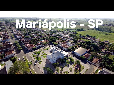 Sobrevoando Mariápolis - SP |  Video em 4K |