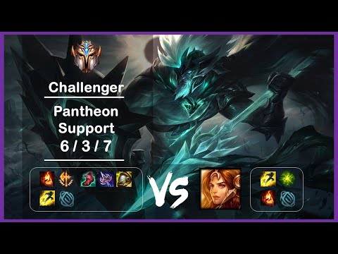 KR Challenger Replays Support Pantheon vs Leona Ep.4497