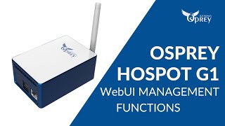 Helium G1 hotspot| WebUI management functions