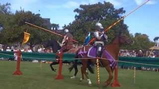 preview picture of video 'Church Road Jousting Display March 2014'