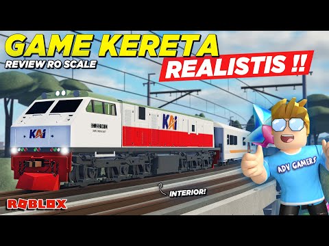 NYOBAIN GAME MINIATUR KERETA API REALISTIS DI ROBLOX !! REVIEW RO SCALE KAI - Roblox Indonesia
