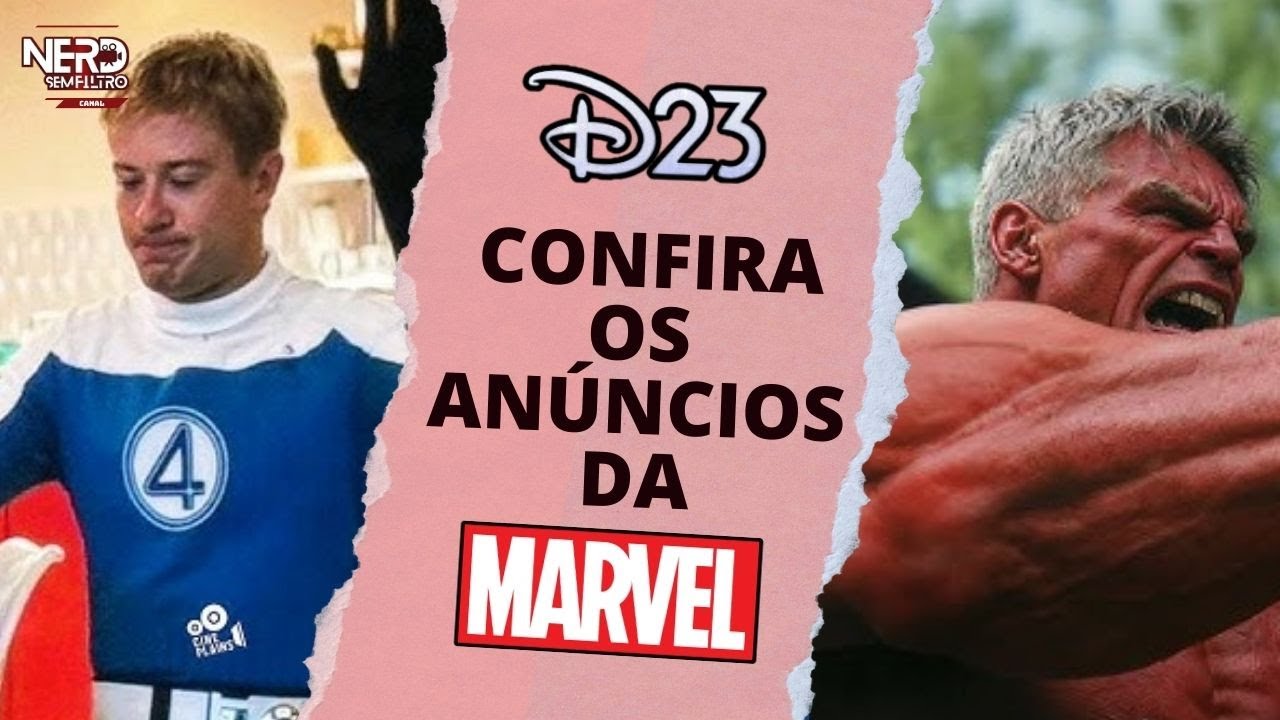 QUARTETO FANTÁSTICO E DEMOLIDOR | As novidades da Marvel na D23 2024 (trailer de Capitão América 4)