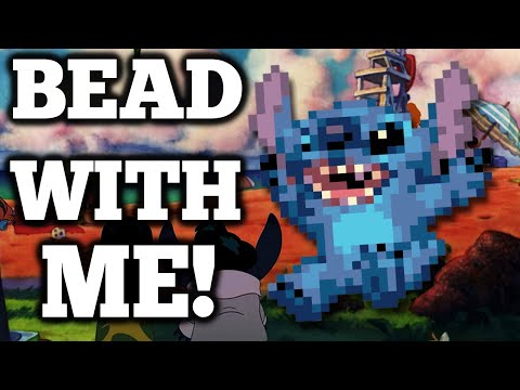 Calm/Relaxing/lofi Music and Real Time Perler Bead Art - Disney's Lilo and Stitch