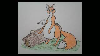 Vixey the Fox Belly Inflation
