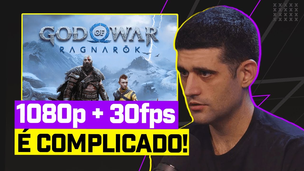 GRÁFICOS E DESEMPENHO DO GOD OF WAR RAGNAROK NO PS4!