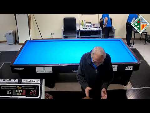 LLIGA 3BANDES 2aB DIV. LLEIDA (A.ROPERO) - LLINARS (F.MARTIN)