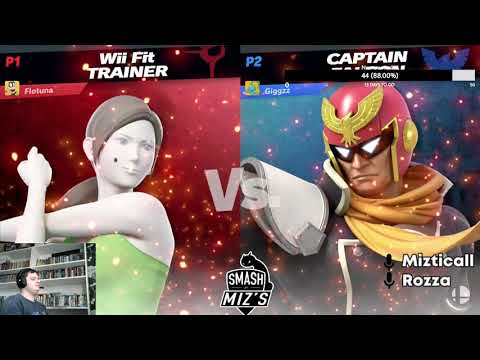 Smash @ Miz's WiFi Sub Tourney - Flotuna (Wii Fit) vs. Gigglezz (Captain Falcon) Losers Round 2